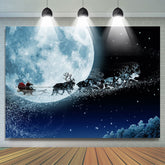 Selen Weihnachtsmann Klaus Elche Weihnachten Foto Hintergrund